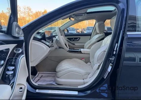 2022 Mercedes-Benz S 580 4Matic из США, поврежденный, VIN W1K6G7GB6NA074813